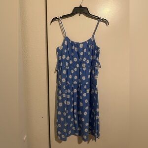 Universal Thread Blue Floral Maxi Dress